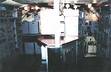 Maneuvering room, looking aft